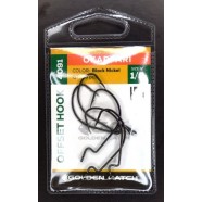 Гачки рибальські, GC Offset Okkapari 4091, 5шт/уп, колір BN, №1/0